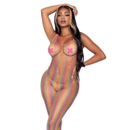 LEG AVENUE - BODYSTOCKING ARCOIRIS TALLA ÚNICA