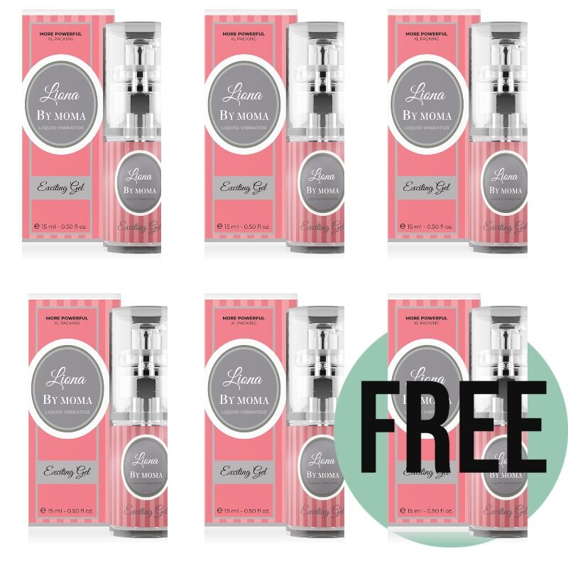 LIONA BY MOMA - VIBRADOR LIQUIDO EXCITING GEL 15 ML 5+1 GRATIS