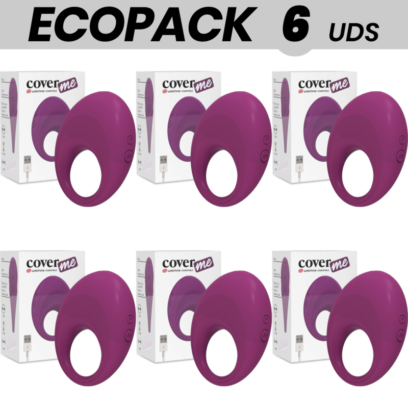 ECOPACK 6 UDS - COVERME DYLAN ANILLO RECARGABLE COMPATIBLE CON WATCHME WIRELESS TECHNOLOGY