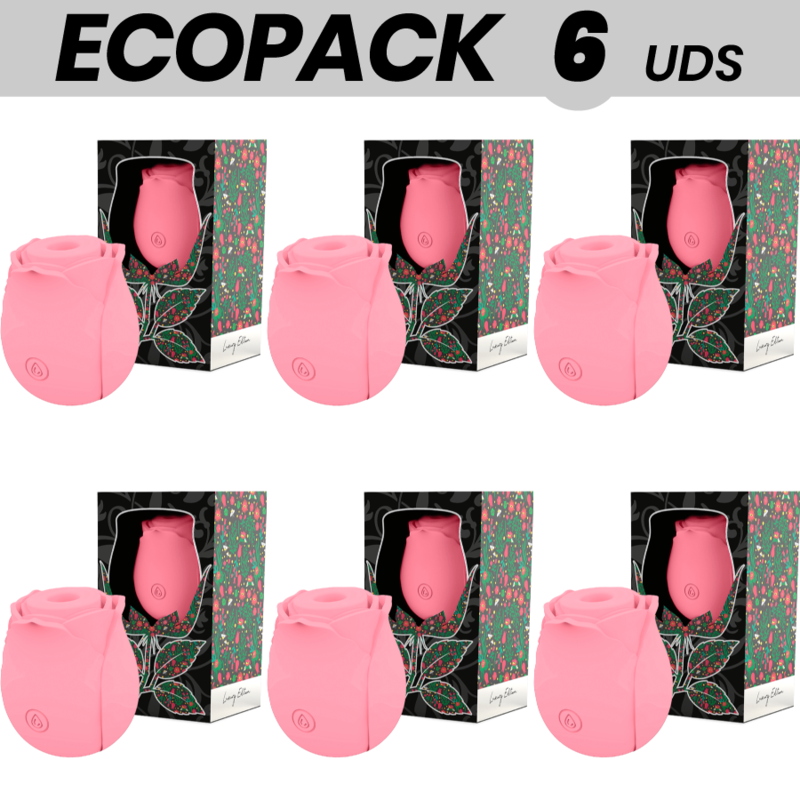ECOPACK 6 UDS - MIA ROSE ONDAS ESTIMULADORAS CLÍTORIS POR ONDAS EDICIÓN LIMITADA - ROSA