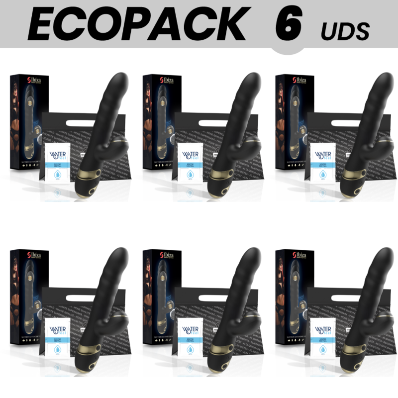 ECOPACK 6 UDS - IBIZA UP  DOWN + VIBRADOR + SUCCIONADOR CLÍTORIS