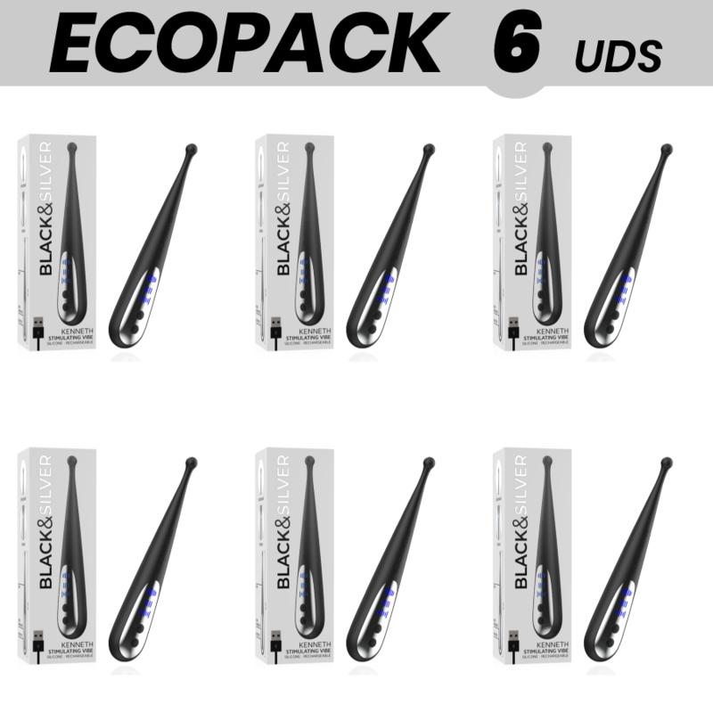 ECOPACK 6 UDS - BLACKSILVER KENNETH STIMULATING VIBE